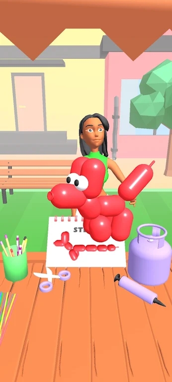 气球扭转3DBalloon Twisting 3D